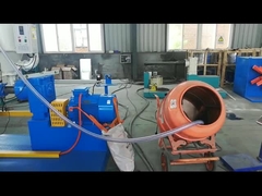 16-40mm PE Cable Wire Conduit Membuat Mesin PE Threading Hose Extrusion Line Merah