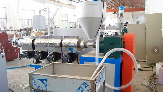 Plastik Lembut PVC Garden Fiber Braided Reinforced Pipe Machine Mesin Selang Fleksibel