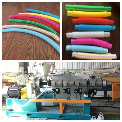Otomatis Medis Accordion Listrik Fleksibel Tabung Bergelombang Extruder