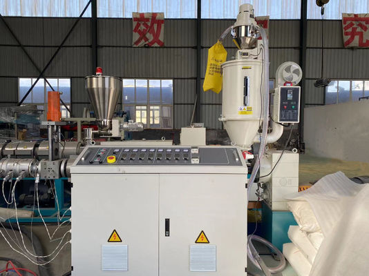 Plastik Kecil HDPE PE Pasokan Air Conduit Pipe Extruder HDPE Pipe Extrusion Line