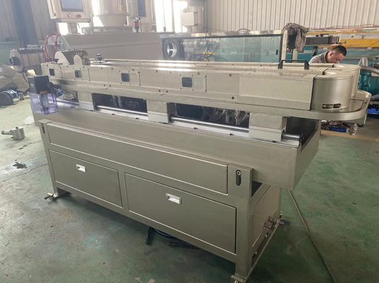 Jalur Ekstrusi Pipa Bergelombang Dinding Tunggal Berkecepatan Tinggi untuk Produksi Kawat PVC PE PP