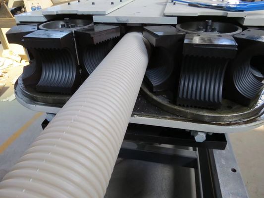 Mesin Ekstruder Lini Produksi Pipa Bergelombang Dinding Ganda PVC