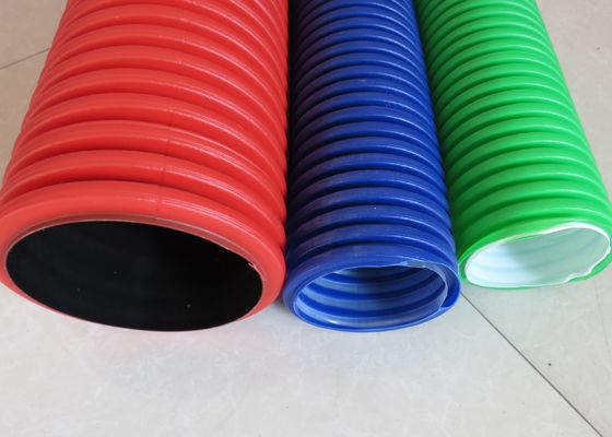 PE Lavabo Pipe 800Kgh Mesin Pembuat Pipa Bergelombang