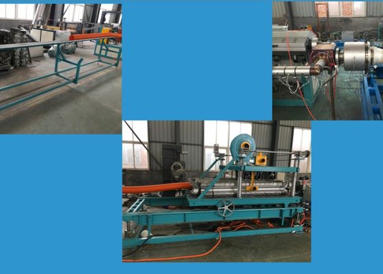 PE 16mm Garis Ganda Dinding Bergelombang Pipa Ekstrusi