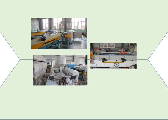 Garis Ekstrusi Pipa HDPE 17mm Garis Ekstrusi Kabel PVC