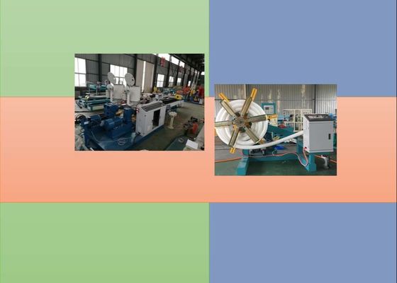 Pe Pp 800mm Garis Ekstrusi Pipa Bergelombang Dinding Ganda