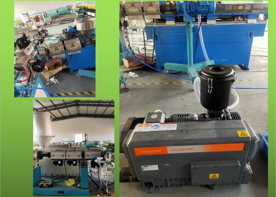 2-3,5m / Min Jalur Produksi Pipa Bergelombang Dinding Ganda PVC 250-300 Kg / H