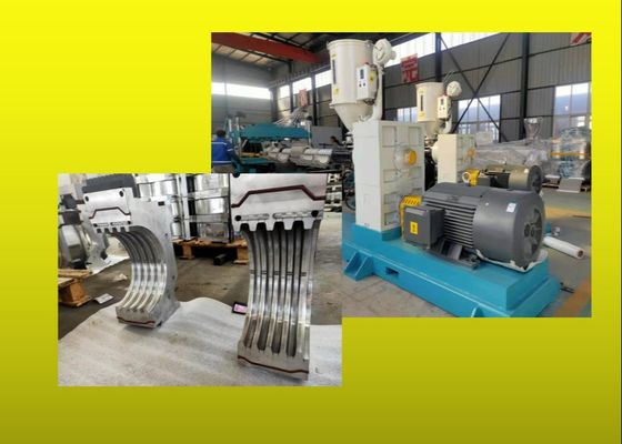 Garis Ekstrusi Pipa Bergelombang PVC DN300 Untuk Budidaya Perairan