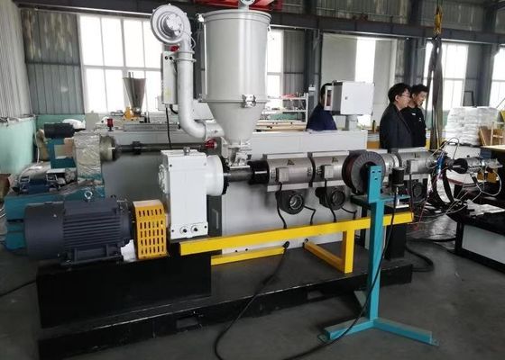 180kg / H Mesin Pipa Bergelombang Dinding Ganda Pemanas Listrik 33L / D