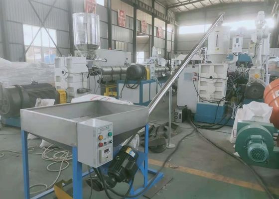 Garis Ekstrusi Pipa Plastik PPR HDPE Bergelombang 37kw Dengan Konverter ABB