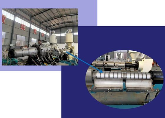 Lini Produksi Pipa Bergelombang Dinding Ganda HDPE ID200mm ID600 mm