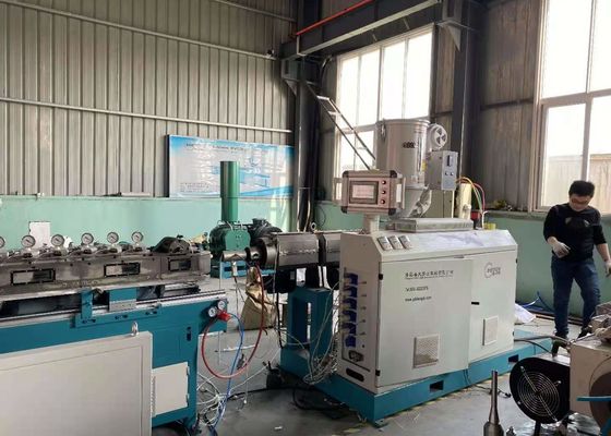 15-24m / Min Single Wall Corrugated Pipe Machine Plastik PE PP PVC Pipe