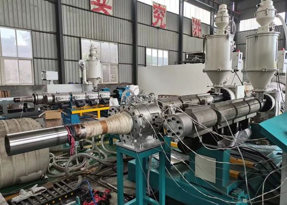 High Strength HDPE Double Wall Corrugated Pipe Extrusion Line / Membuat Mesin