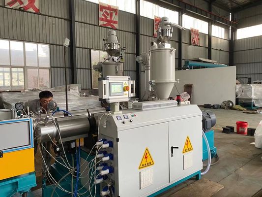 Mesin Pembuat Garis Ekstrusi Pipa Bergelombang Dinding Ganda 32-110mm
