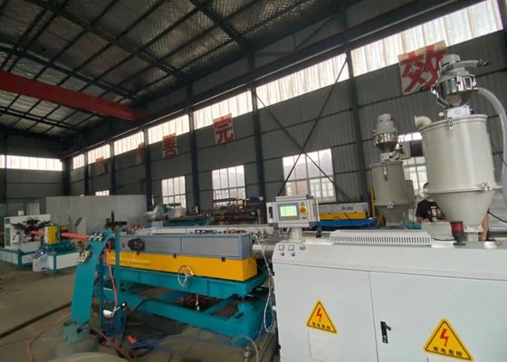 50-110mm Plastik PVC Single Wall Corrugated Extension Line Kontrol PLC