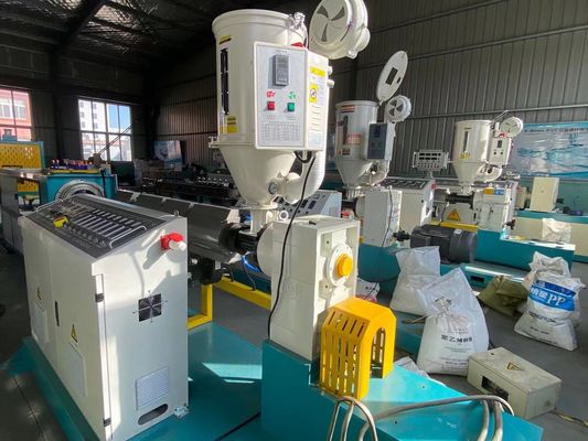 50-110mm Single Wall Corrugated Washer Pipe Extrusion Line PP PE