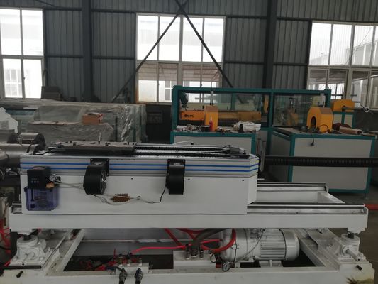 50-80kg / jam HDPE / PP / PVC Garis Ekstrusi Pipa Bergelombang Dinding Ganda