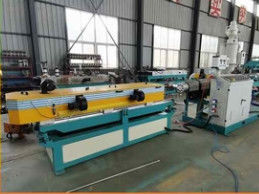 HDPE 110mm Single Wall Corrugated Pipe Extruder Extruder Line