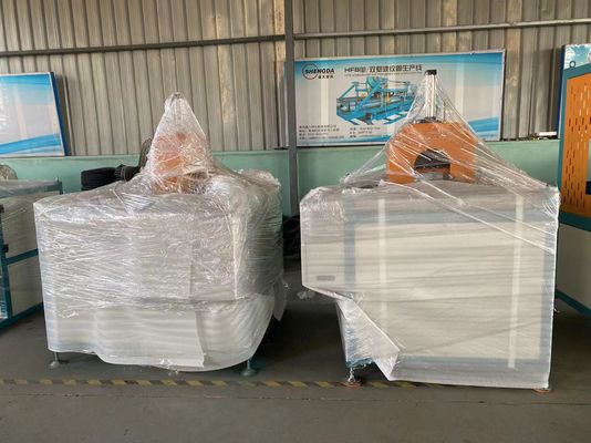 50-160mm PE PP dan PVC Double Wall Corrugated Pipe Extrugation Line Membuat Mesin