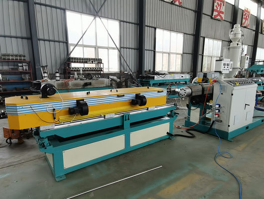 Plastik HDPE PPR PP PVC Pipa Saluran Listrik Dinding Tunggal Garis Ekstrusi Pipa Bergelombang