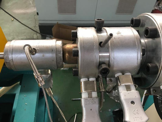 Plastik PE PP PVC Single Wall Corrugated Wash Basin Hose Extrusion Line Produksi