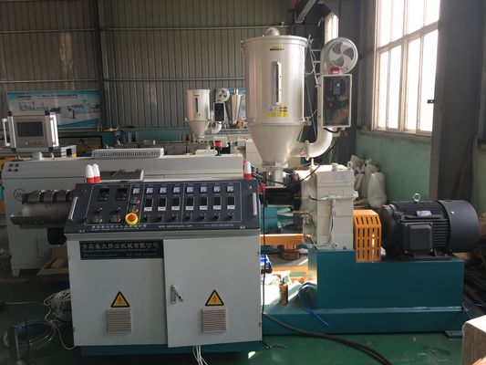 Siemens Motor 100kg / H Lini Produksi Pipa Hdpe Sekrup Kerucut Kerucut