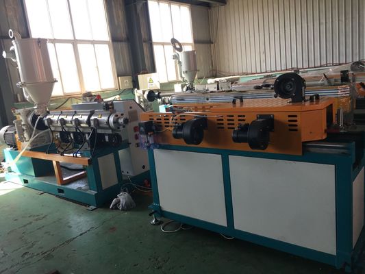Dinding Tunggal 4-17mm Pvc Corrugated Pipe Machine Persetujuan Ce
