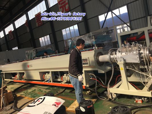 Lini Produksi Pipa Bergelombang HDPE PE PPR UPVC CPVC PVC untuk Kawat Saluran Listrik