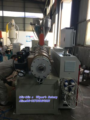 Garis Ekstrusi Pipa PE PE HDPE PPR Pipe Making Machine Plastic Extruder