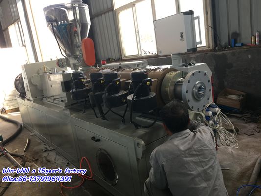 Garis Ekstrusi Pipa PE PE HDPE PPR Pipe Making Machine Plastic Extruder
