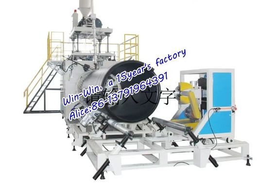 Dinding Struktural HDPE Spiral Winding Jalur Produksi Ekstrusi Pipa Bergelombang