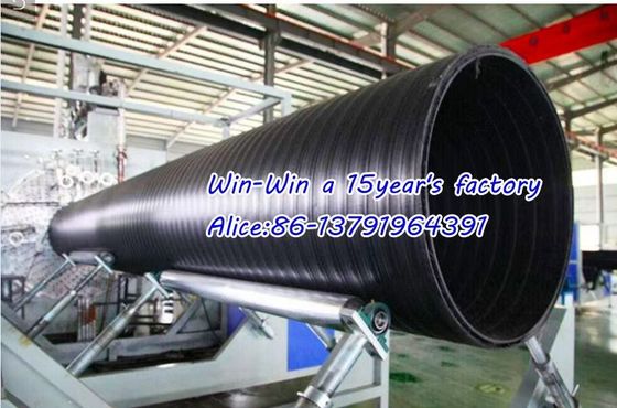 Dinding Struktural HDPE Spiral Winding Jalur Produksi Ekstrusi Pipa Bergelombang