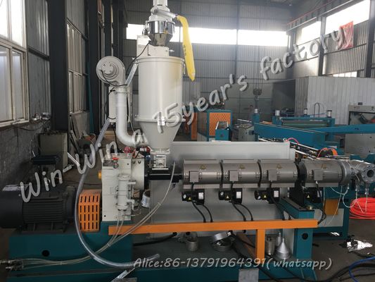 Plastik HDPE PE PP PVC Single Wall Mesin Ekstrusi Tabung Lembut Bergelombang