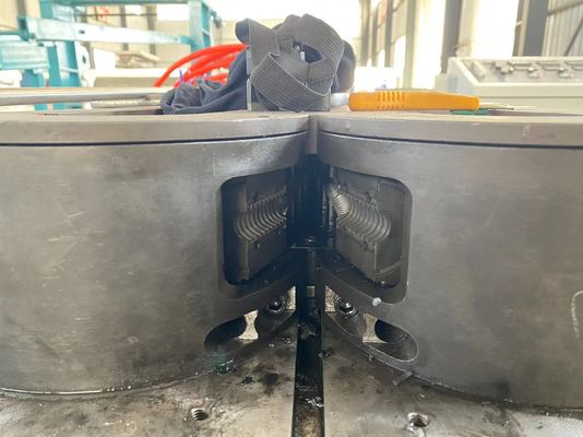 Plastik PE PP Single Wall Garis Ekstrusi Pipa Bergelombang untuk Selang Tabung Wastafel