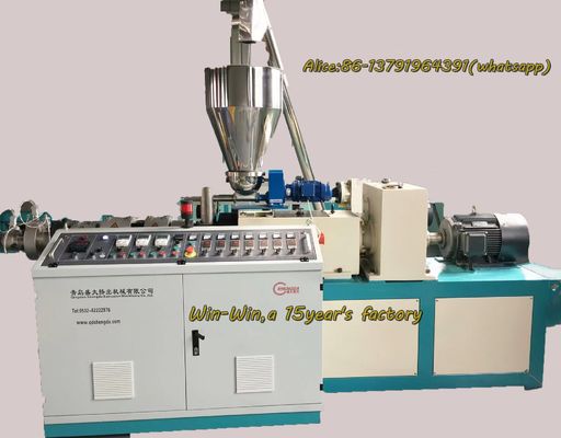 Mesin Pembuat Ekstruder Tabung Plastik PVC PE Untuk Pipa Bergelombang Dinding Ganda
