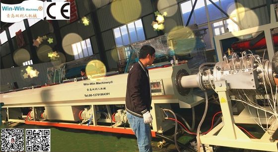 Electric Conduit PVC Pipe Extrusion Production Line Deep Screw