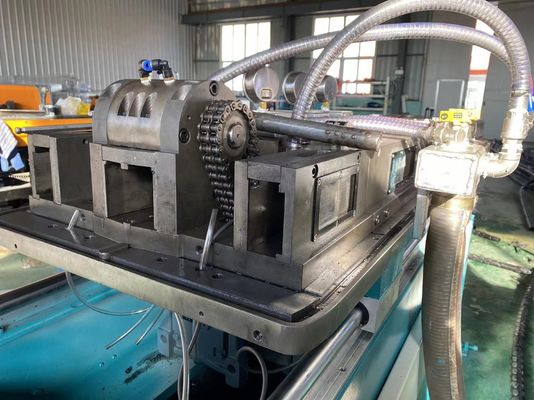 PE PVC Single Wall Mesin Pipa Bergelombang Lini Produksi Tabung Teleskopik Plastik