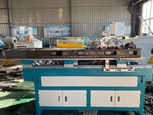 PE PVC Single Wall Mesin Pipa Bergelombang Lini Produksi Tabung Teleskopik Plastik