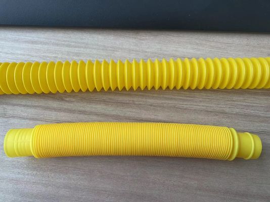 PE PP PVC Accordion Listrik Bergelombang Selang Garis Ekstrusi Pipa Dinding Tunggal