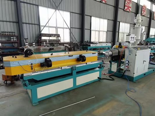 PVC PE PP Single Wall Garis Ekstrusi Pipa Bergelombang untuk Selubung Saluran Listrik