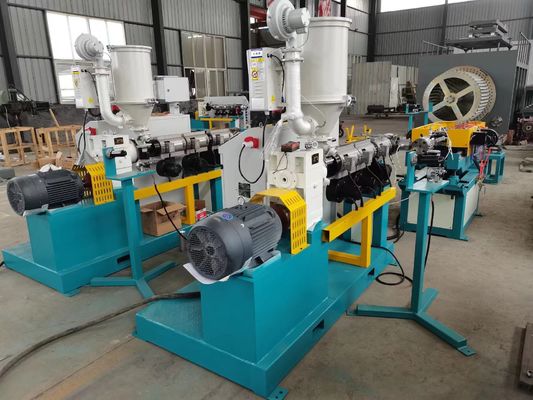 PE PP Conduit Pipe Single Wall Corrugated Pipe Extrusion Line Operasi Sederhana