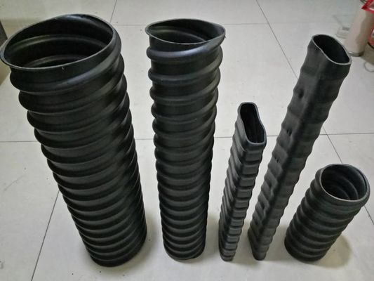 Bridge Prestressed Ribbed PE Corrugated Flat / Mesin Ekstrusi Pipa Bambu