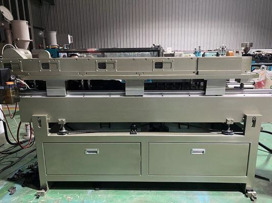 PE PP PVC Single Wall Corrugated Pipe Extrusion Line untuk Pipa Conduit PA
