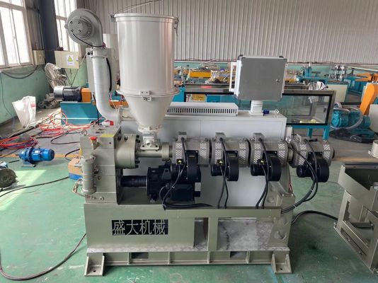 Lini Produksi Pipa Bergelombang Dinding Tunggal Plastik PVC PE Disesuaikan