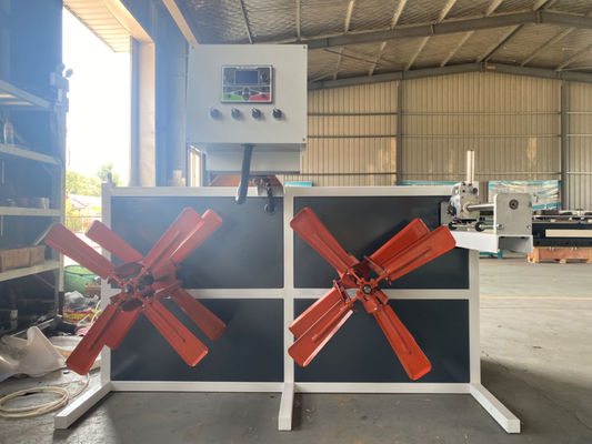 Kecepatan Tinggi HDPE PP PVC Single Wall Corrugated Pipe Extrusion Line