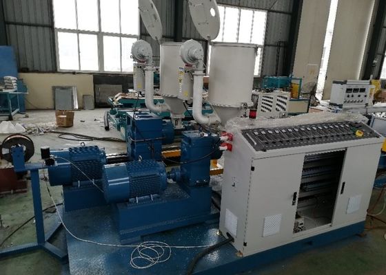100kgh 63mm Single Wall Bergelombang Pipa Garis Ekstrusi