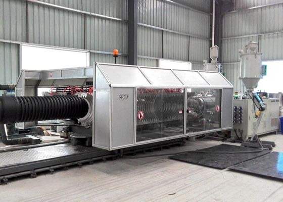 800mm Double Wall Bergelombang Pipa Garis Ekstrusi