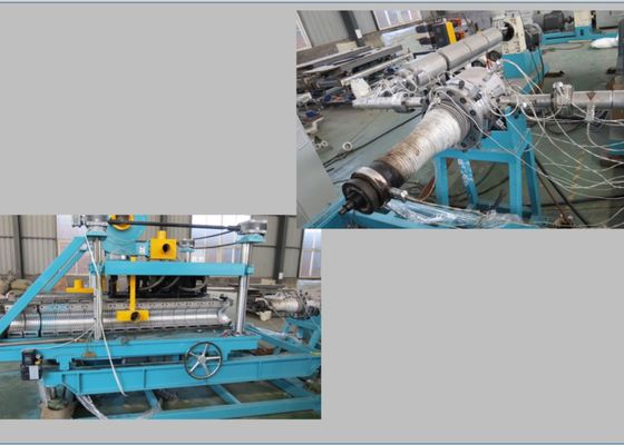 Lini produksi pipa plastik bergelombang 35kgh dinding tunggal