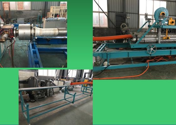 50-100kg / H PE Mesin Pipa Fleksibel Kawat Baja Diperkuat Mesin Selang