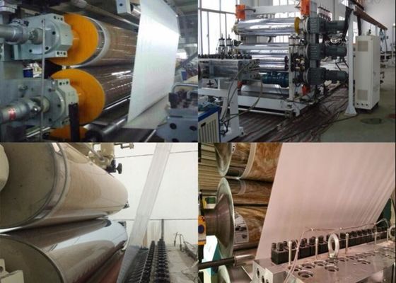 ABS Lembar Berongga 40mm Mesin Sekrup Tunggal Extruder